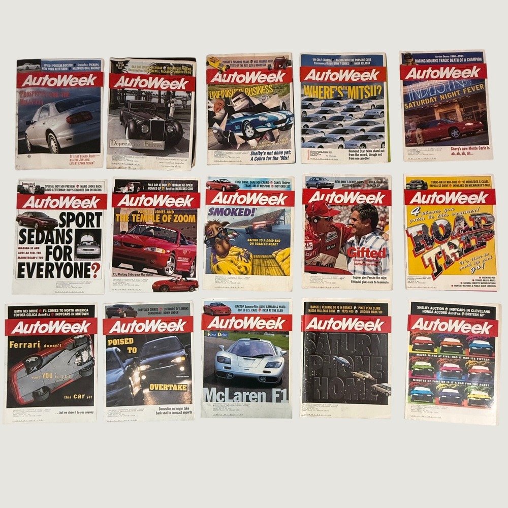 AutoWeek Magazine 51 Consecutive Issues 1994 + Fan Guide Racing Car Culture - Picture 5 of 7